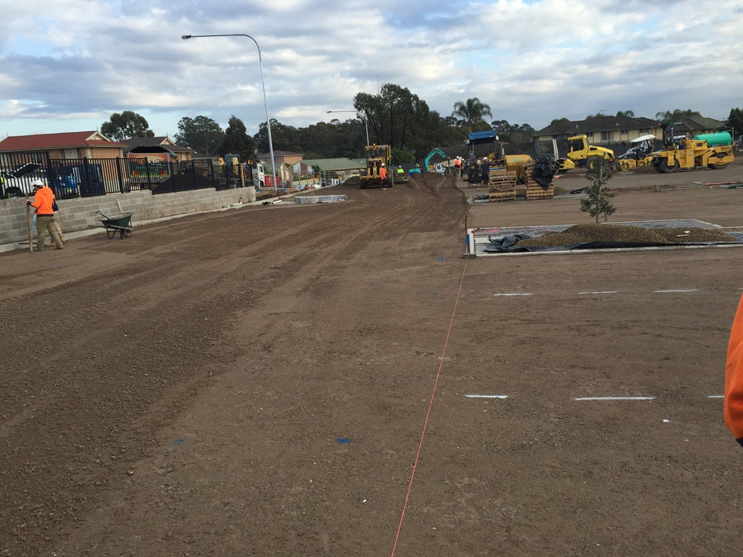 Woolworths car park Casula